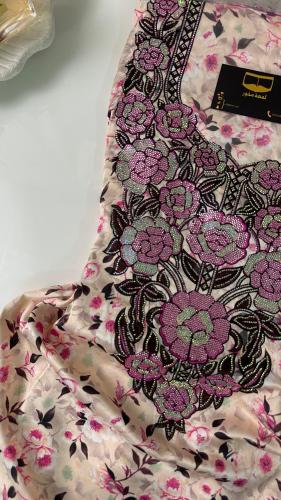 مخور الزهر تطريز وكرستال