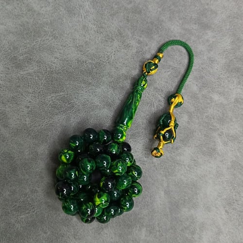 سبحة بكلايت أخضر مع كركوشة تفصال