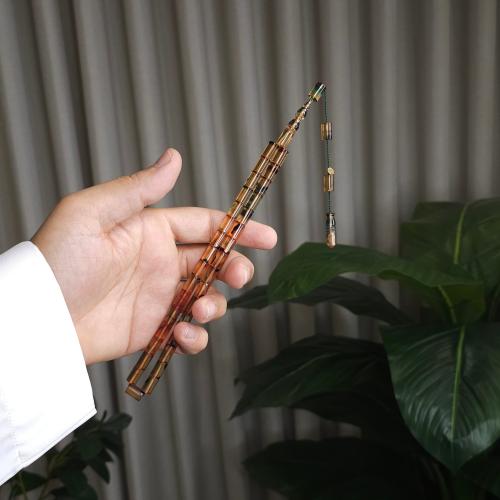 سبحة القلم عسلي محبر فاتوران تمليكه