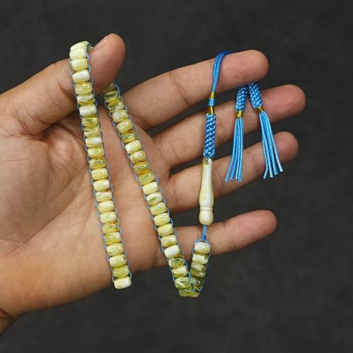 سبحة يوناني لون كهرمان