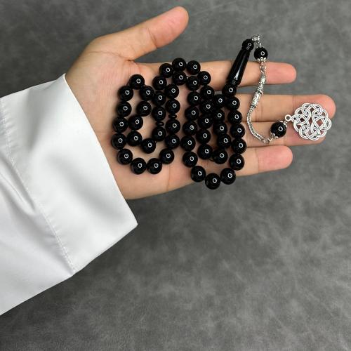 سبحه بكلايت اسود مع كركوشه