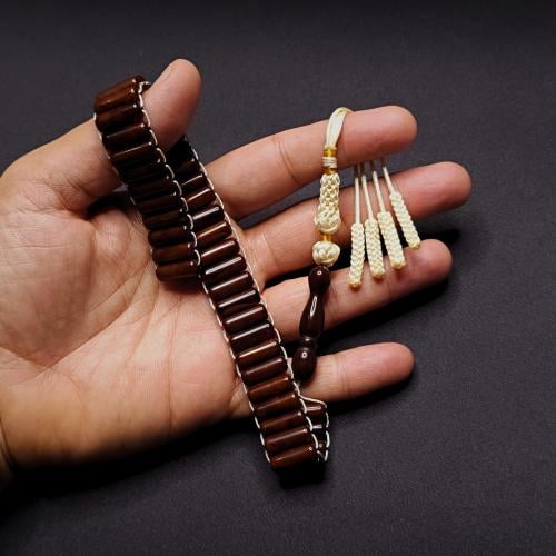 سبحة يوناني بني غامق