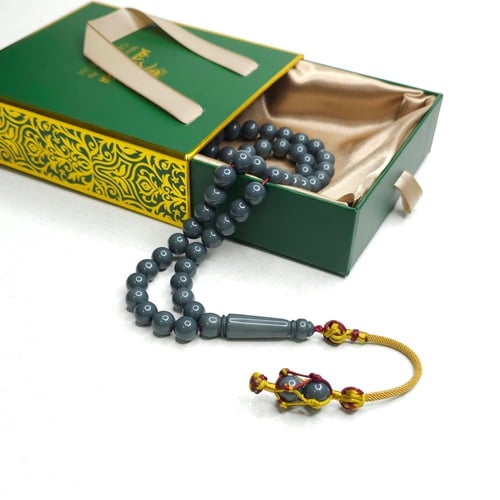 سبحه بكلايت رصاصي غامق اسمنتي مع كركوشة تفصال