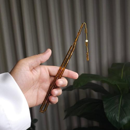 سبحة القلم مقاس صغير فاتوران عسلي تمليكه