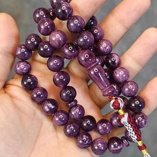 مسباح فاتوران خزامى مع كركوشة تفصال يدوي