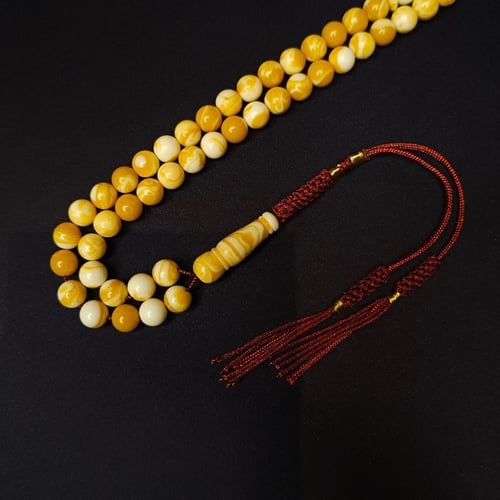 سبحة تراب كهرمان بولندي ريحة فواحة