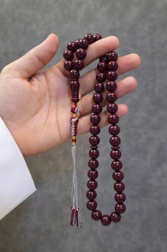 مسباح فاتوران عنابي دم الغزال مع كركوشة تفصال يدوي