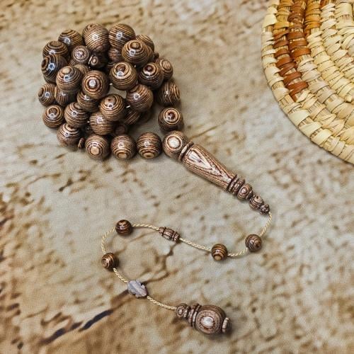 سبحة خشب كافور مضغوط تمليكة