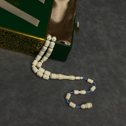 سبحة عاج ابيض تمليكة