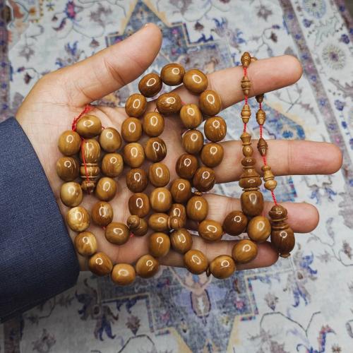 سبحة كوك طبيعي تمليكة ستات حزوز احترافي