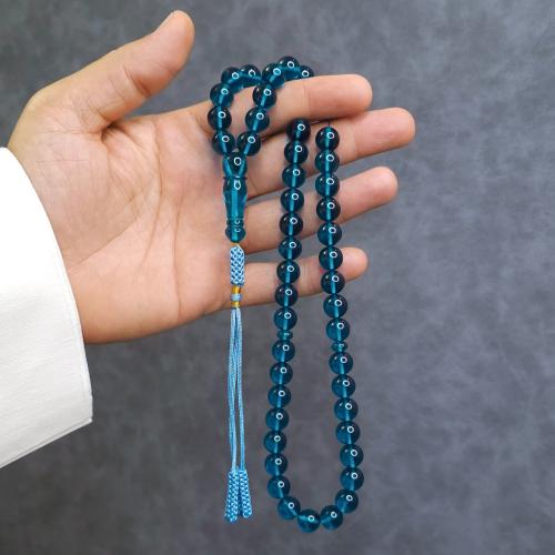 سبحة فاتوران اكوامارين مع كركوشة تفصال aq