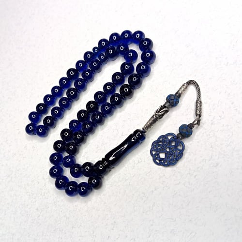 مسباح زعفراني حرباء اللون مع طربزونه فضه