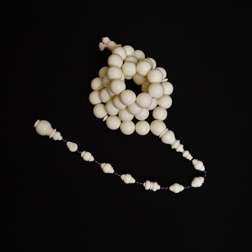 سبحة ضومنه لؤلؤي طقم تمليكة عربي ستات حزوز