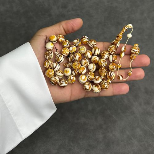 مسباح عاج مع كهرمان طبيعي كبس تمليكة