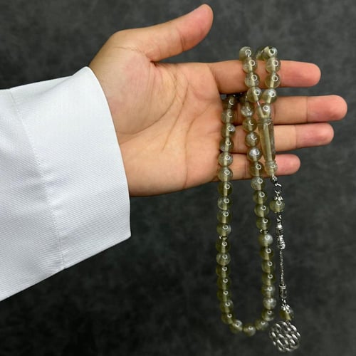 سبحه بكلايت رمادي منجم مع كركوشه