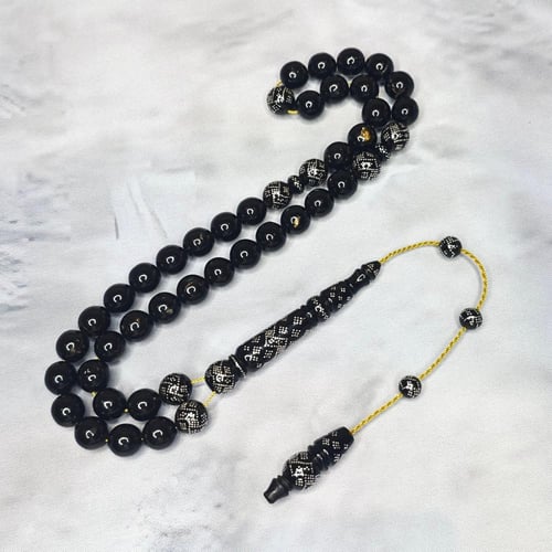 سبحة يسر البحر الاحمر مرصع بالفضه