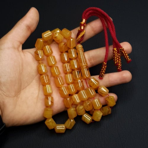 مسباح فاتوران لون كهرمان مع كركوشة تفصال