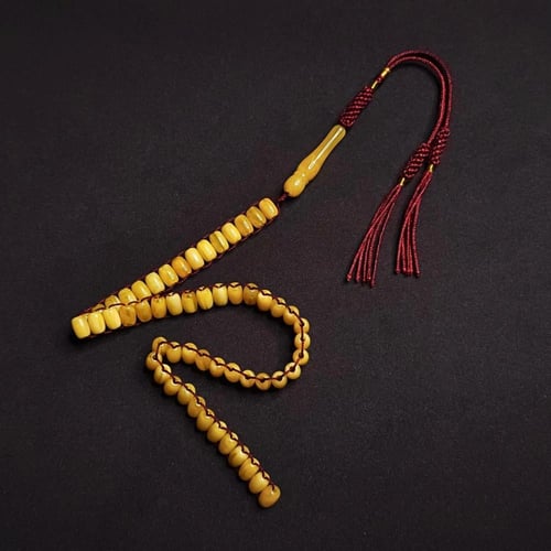 سبحة يوناني لون كهرمان