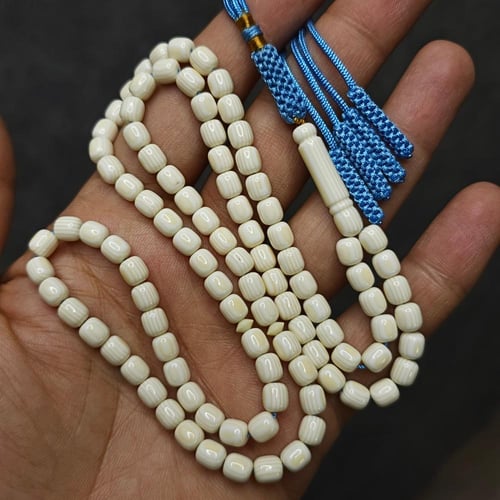 سبحة مستكة ٩٩ خرزة بصمة العاج