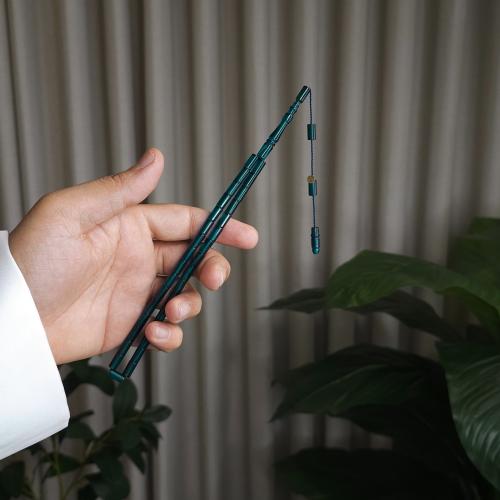 سبحة القلم مقاس صغير فاتوران اكوامارين تمليكه