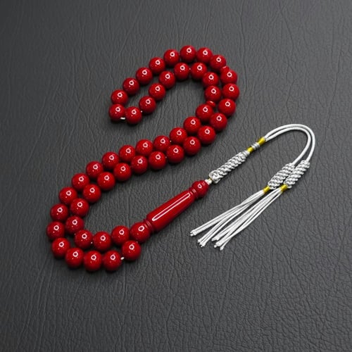 مسباح بكلايت عنابي مع كركوشة تفصال