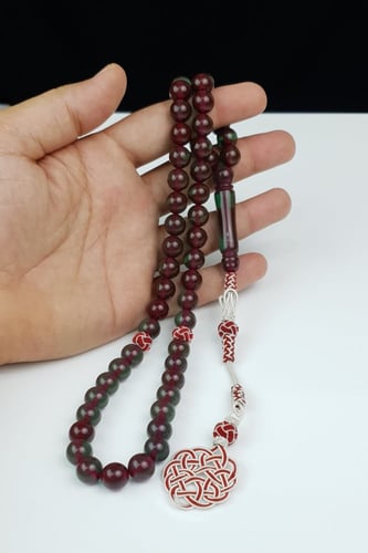 مسباح بكلايت حرباء عنابي مع طربزونه