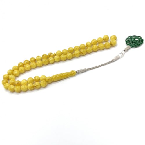 مسباح بكلايت بلجيكي مع طربزونه لون كهرمان