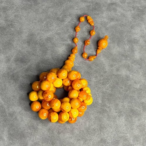 سبحة فاتوران لون مشمشي تمليكة