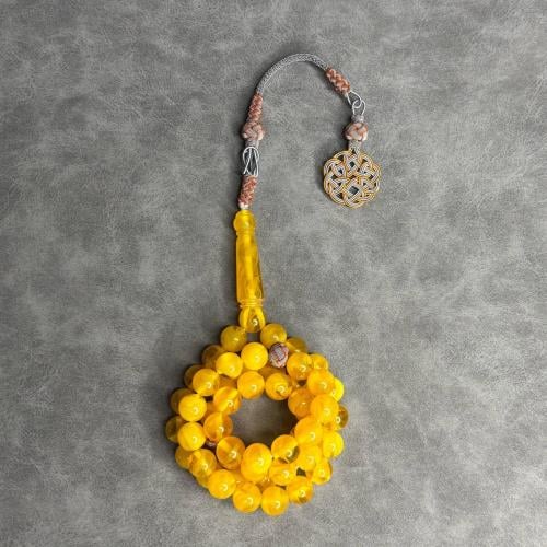 مسباح بكلايت لون الكهرمان مع طربزونه