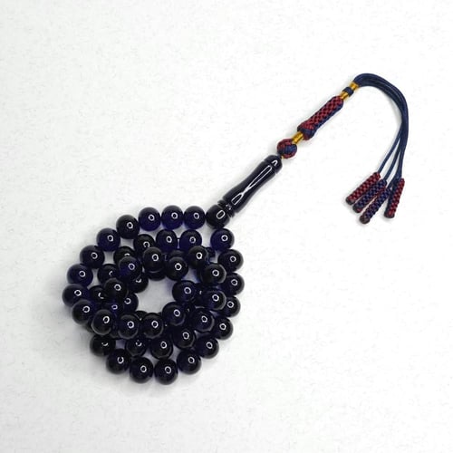 سبحه زعفراني 53 خرزة مع كركوشة تفصال