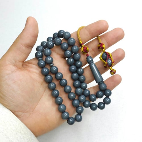 سبحه بكلايت رصاصي غامق اسمنتي مع كركوشة تفصال