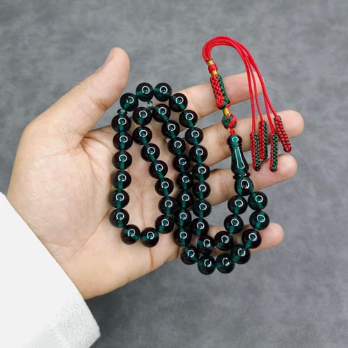 سبحة فاتوران اخضر زيتي مع كركوشة تفصال