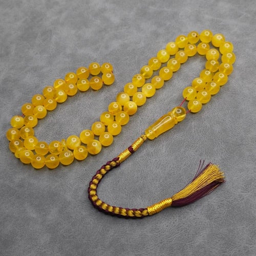 سبحة كهرمان طبيعي