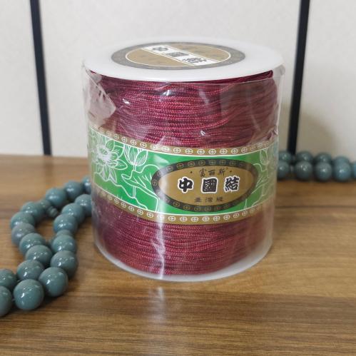 خيط كراكيش عنابي مقاس كبير B 1.5mm