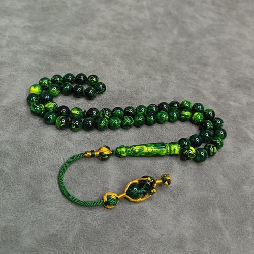 سبحة بكلايت أخضر مع كركوشة تفصال