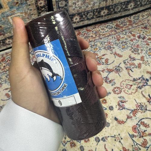 خيط سبحة بني محروق مبروم مقاس 9