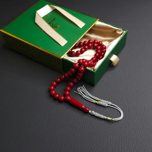 مسباح بكلايت عنابي مع كركوشة تفصال