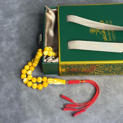 سبحة تراب كهرمان بولندي رائحة فواحة