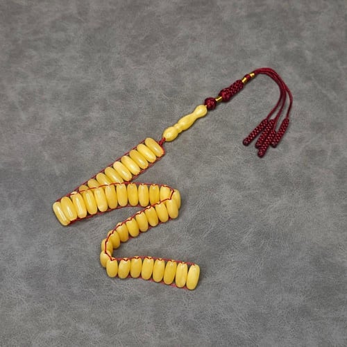 سبحة يوناني لون كهرمان