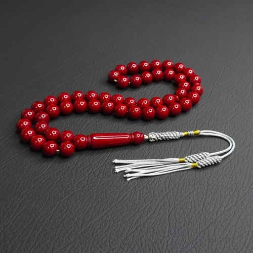 مسباح بكلايت عنابي مع كركوشة تفصال