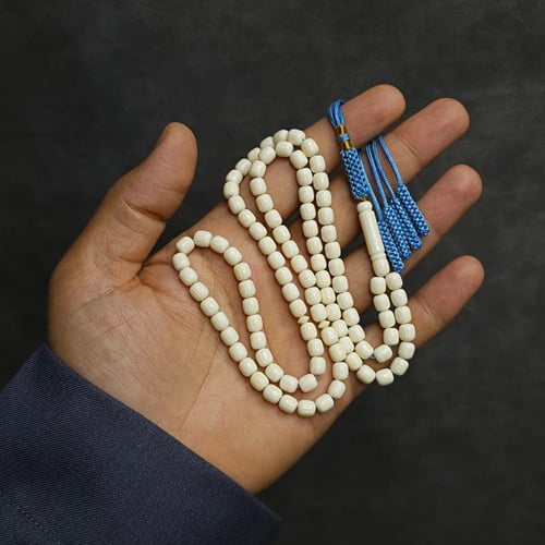 سبحة مستكة ٩٩ خرزة بصمة العاج