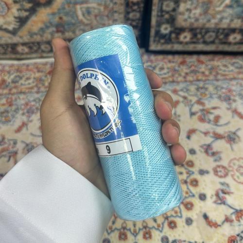 خيط سبحة سماوي مبروم مقاس 9