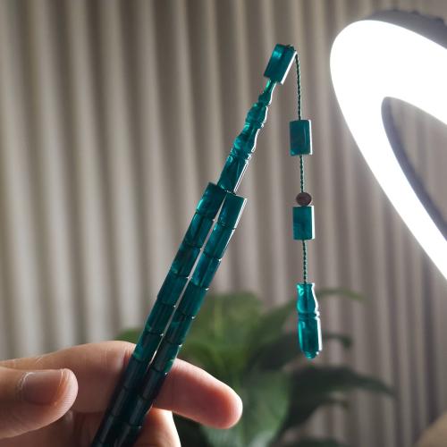 سبحة القلم اخضر مموج فاتوران تمليكه