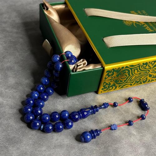 سبحة فاتوران لون أزرق مموه تمليكة