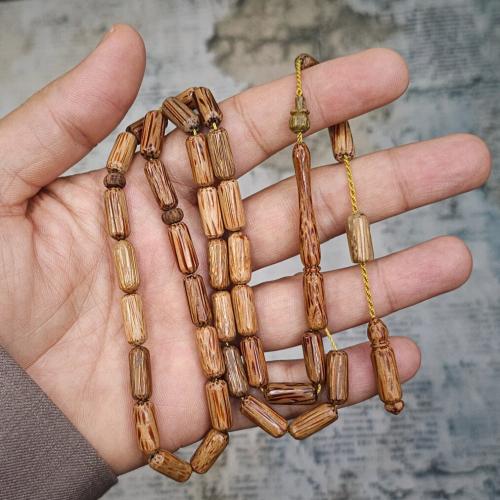 سبحة جذع النخل الطبيعي – فخامة من قلب الطبيعة