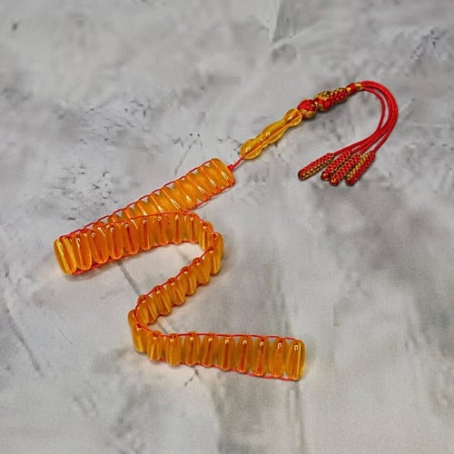 سبحة يوناني عسلي شفاف