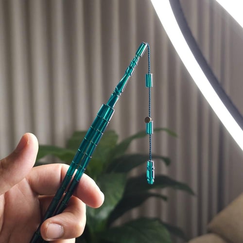 سبحة القلم مقاس صغير فاتوران اكوامارين تمليكه