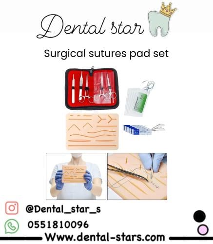 Surgical sutures pad set