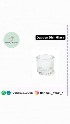 Dappen Dish Glass