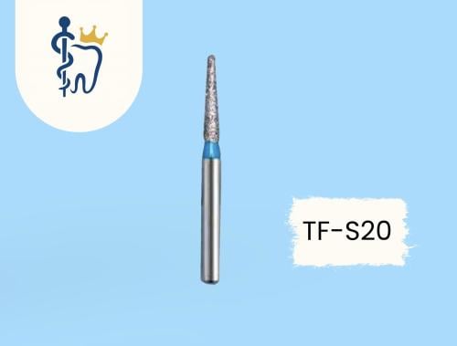 Diamond Burs - Flat End Taper, Medium (Short Shank...